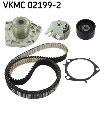 SKF VKMC02199-2 Vezérlés készlet, fogasszíj szett (szíj+görgők+víz